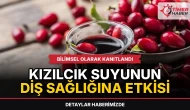 Kızılcık suyunun diş sağlığına etkisi bilimsel olarak kanıtlandı