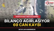 İspanya'daki tren kazasında bilanço ağırlaşıyor: 69 can kaybı