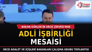 Bakan Gürlek'in OECD Zirvesi'nde adli işbirliği mesaisi