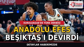 Anadolu Efes derbide Beşiktaş'ı devirdi