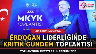 AK Parti MKYK'da Erdoğan liderliğinde kritik gündem toplantısı