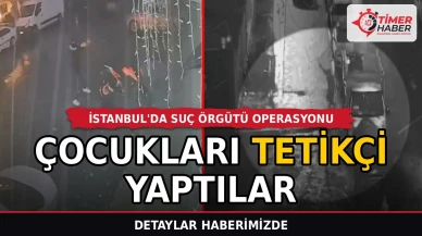 Çocukları tetikçi yaptılar: İstanbul'da suç örgütü operasyonu
