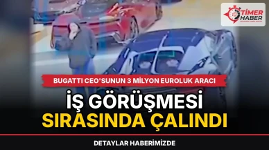 Bugatti CEO'sunun 3 milyon euroluk aracı iş görüşmesi sırasında çalındı