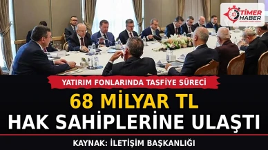 Yatırım fonlarında tasfiye süreci: 68 milyar TL hak sahiplerine ulaştı