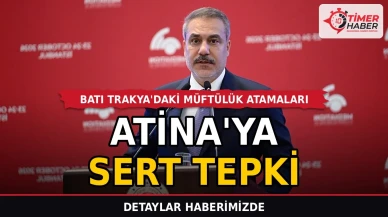 Atina'ya Batı Trakya'daki müftülük atamaları için sert tepki