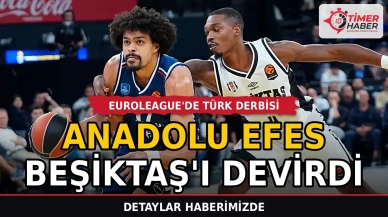 Anadolu Efes derbide Beşiktaş'ı devirdi