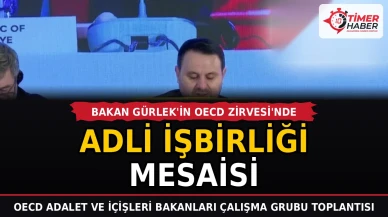 Bakan Gürlek'in OECD Zirvesi'nde adli işbirliği mesaisi