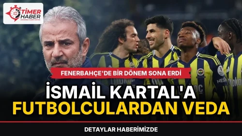 Fenerbahçe'de İsmail Kartal dönemi sona erdi: Futbolculardan veda