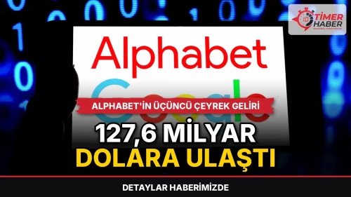 Alphabet'in üçüncü çeyrek geliri 127,6 milyar dolara ulaştı